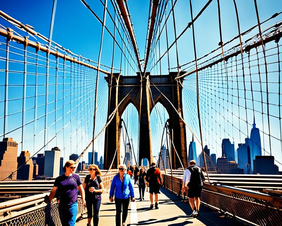 Brooklyn Bridge walkway