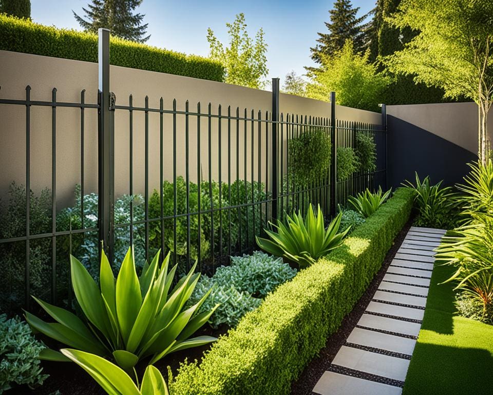 Garden Privacy with Security Fences