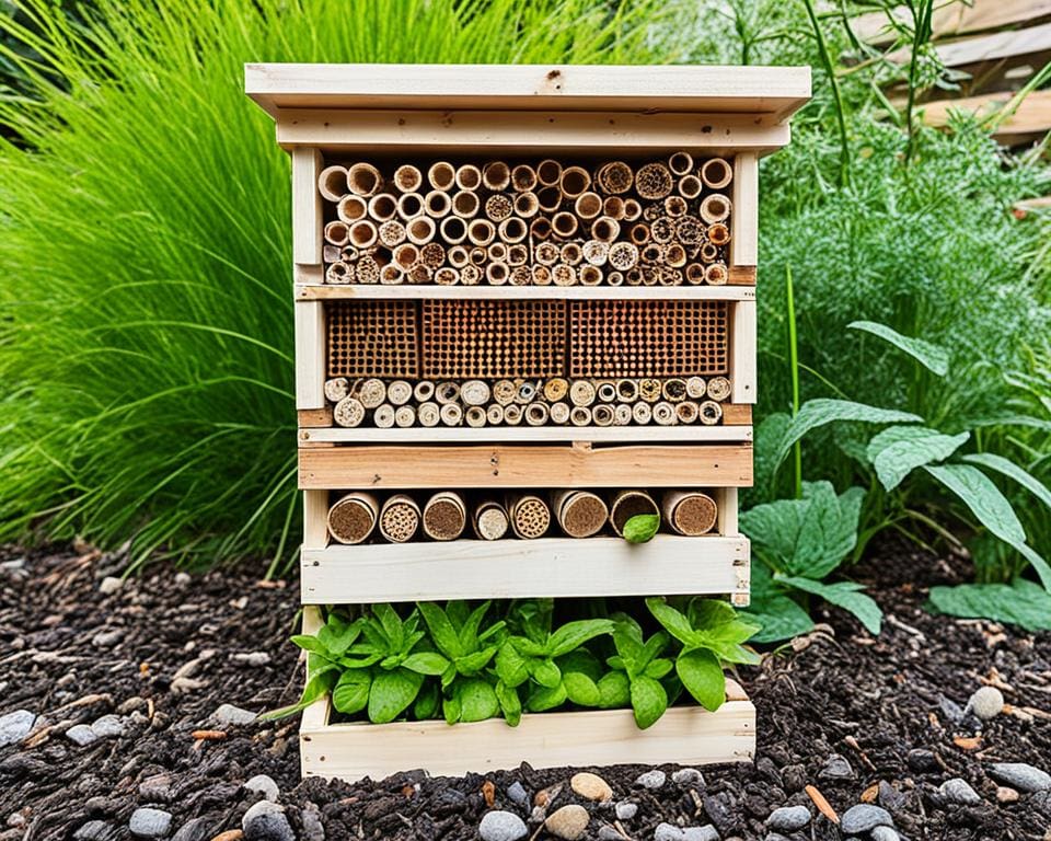 Insect Hotels for Pollinator Habitat