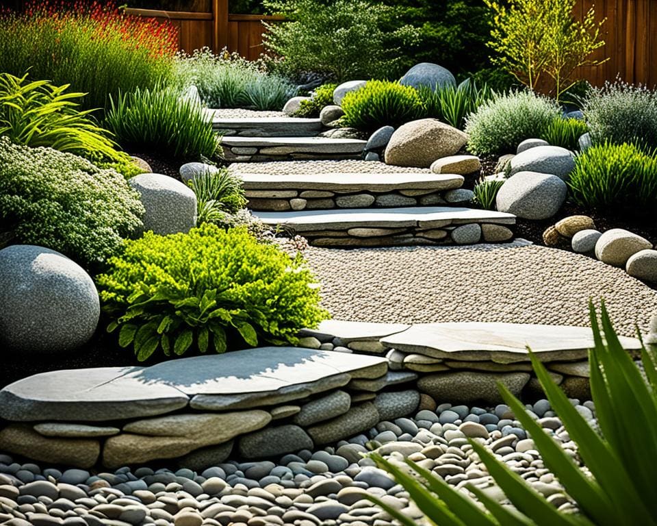 Natural Stone Decorations in Garden Design