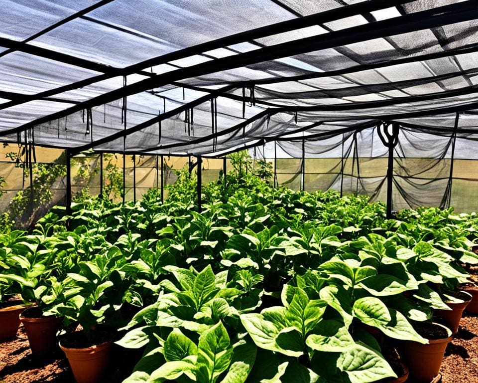 Shade Nets for Plant Sun Protection