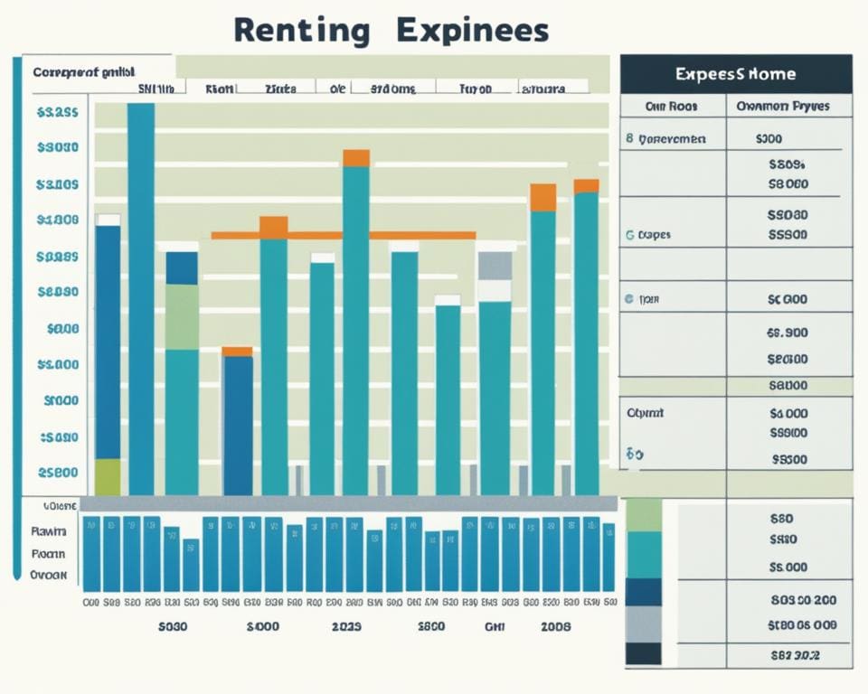 monthly expenses comparison