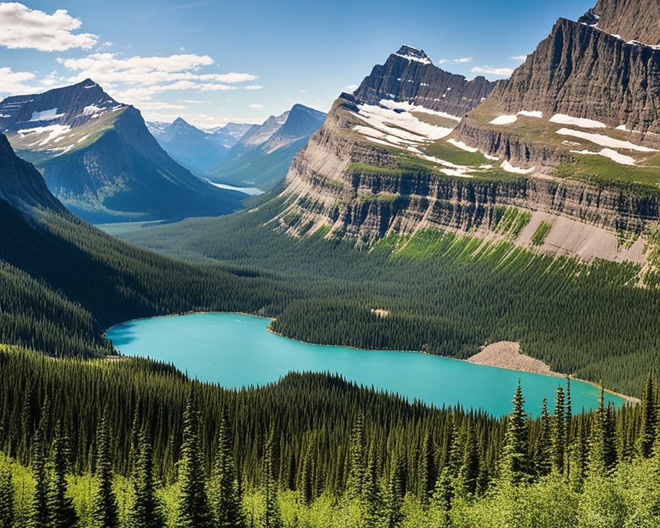 scenic viewpoints Glacier National Park