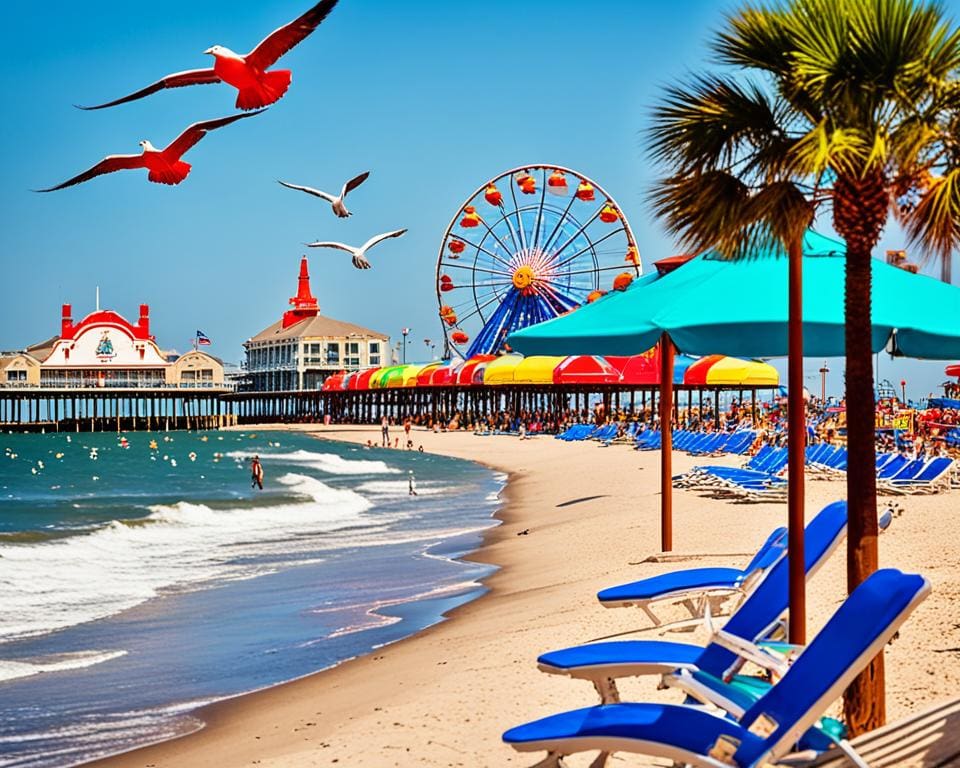 Galveston beaches and attractions