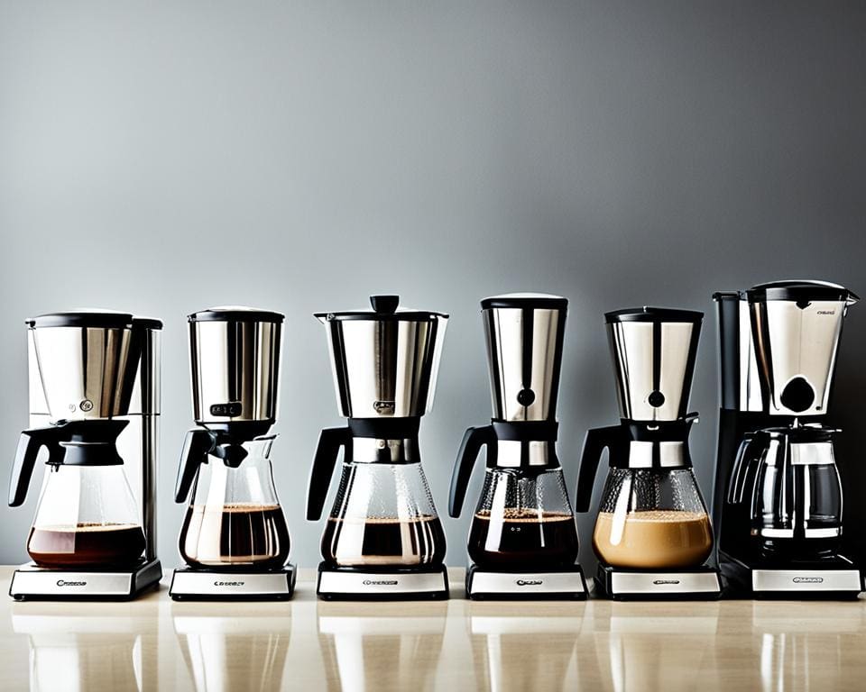 types of coffee makers