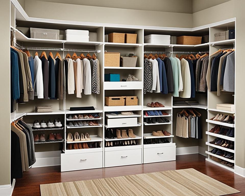 closet shelving systems